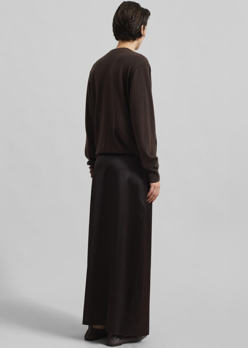 Wrap Cardigan - Brown - Image 7