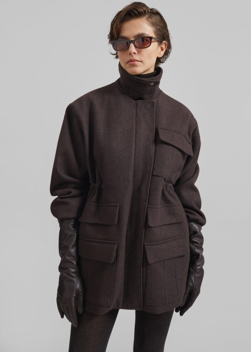 Utility Jacket - Brown - Image 2
