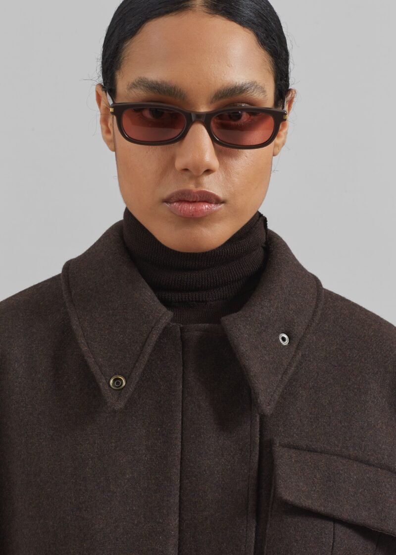 Utility Jacket - Brown - Image 5