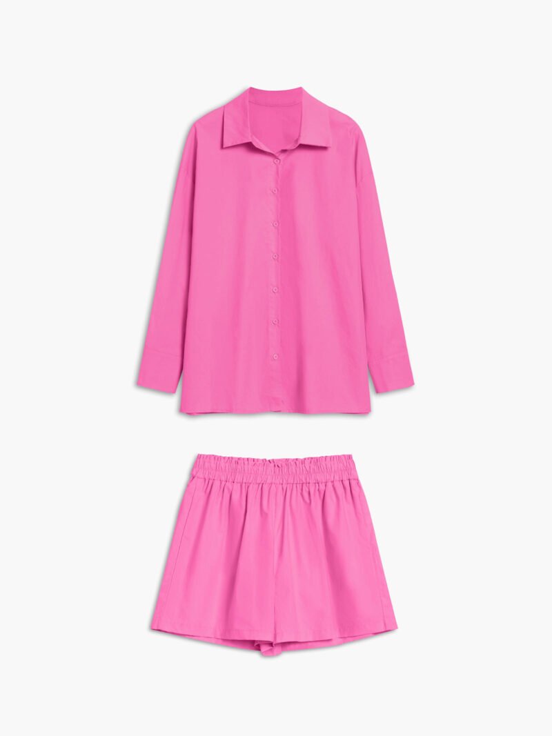 Cotton Two Piece Shorts Set - Image 6