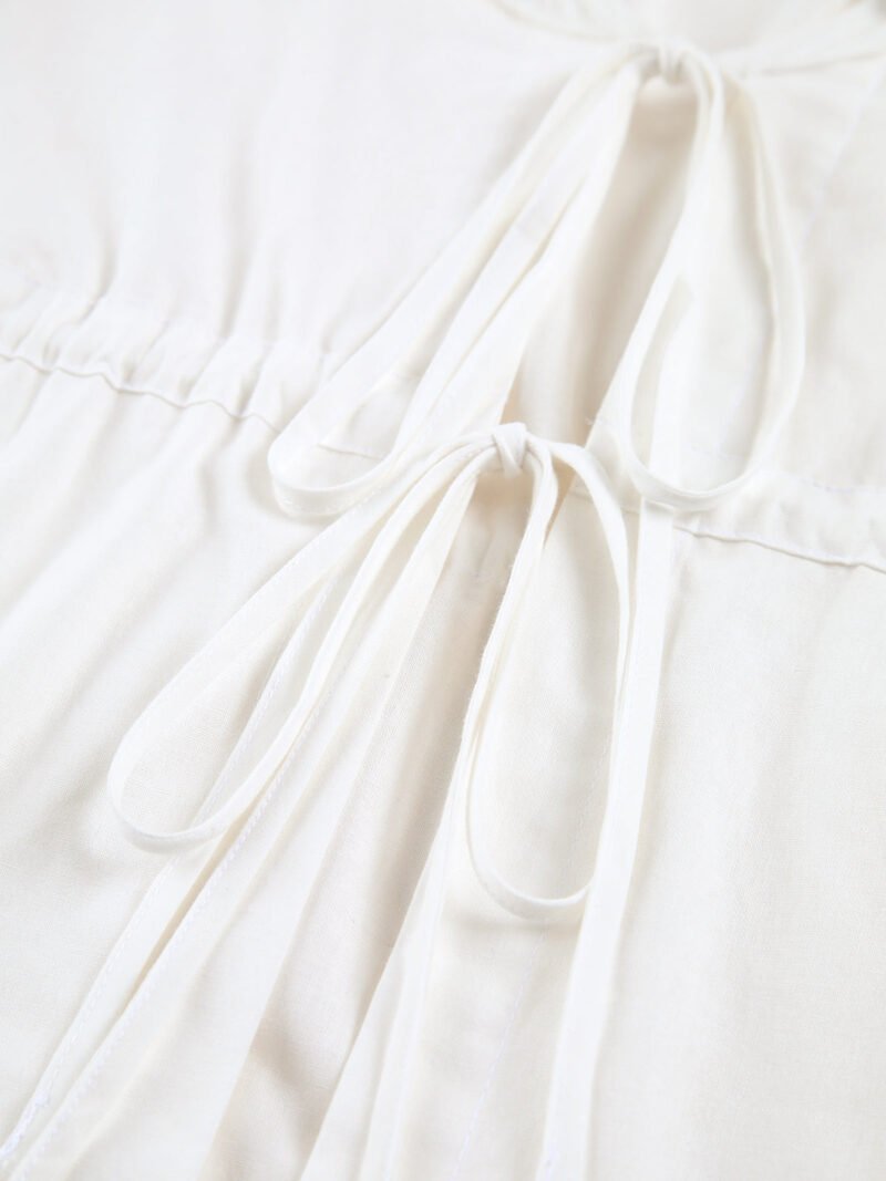 Cotton & Linen Cowgirl Melody Two Piece Shorts Set - Image 8