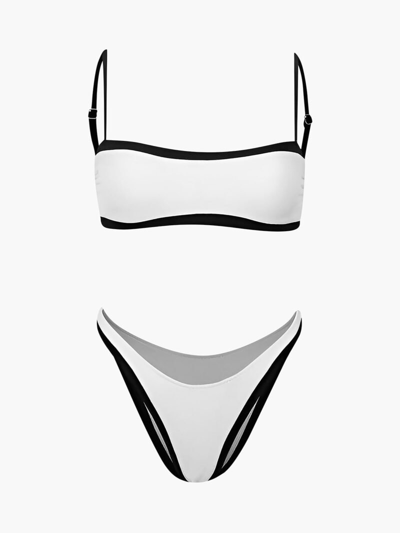 Contrast Binding Bikini Set - Image 7