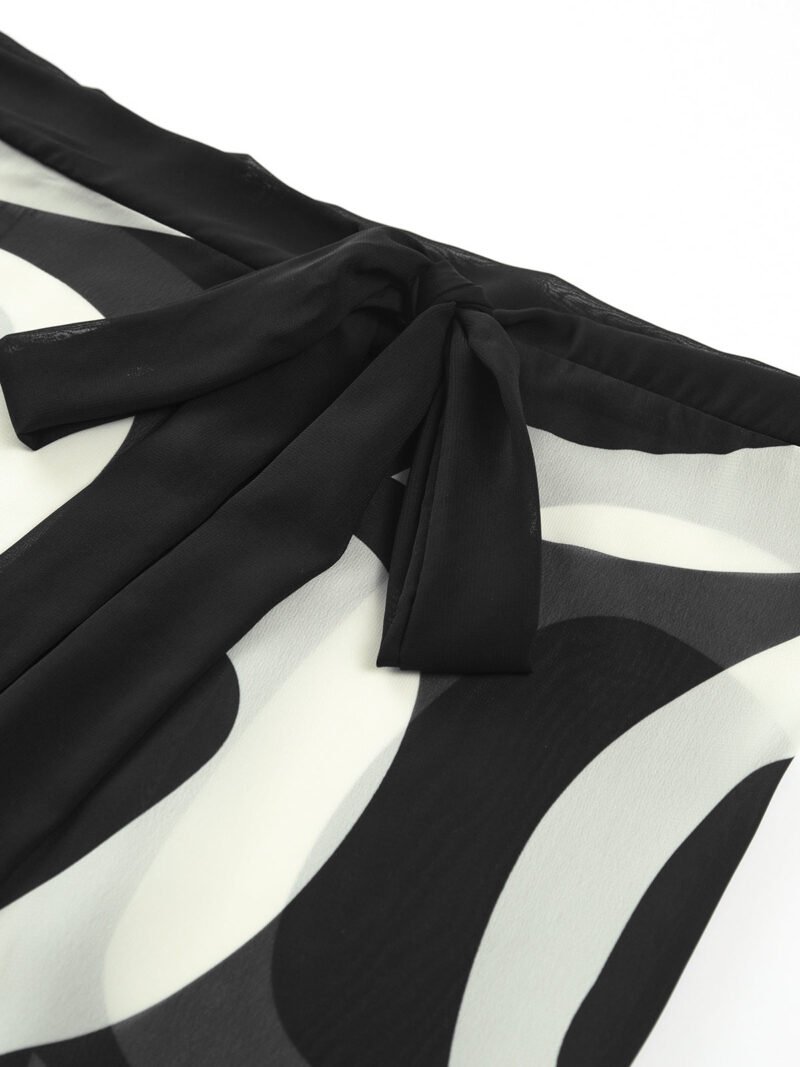 Chiffon Knotted Cover Up - Image 4