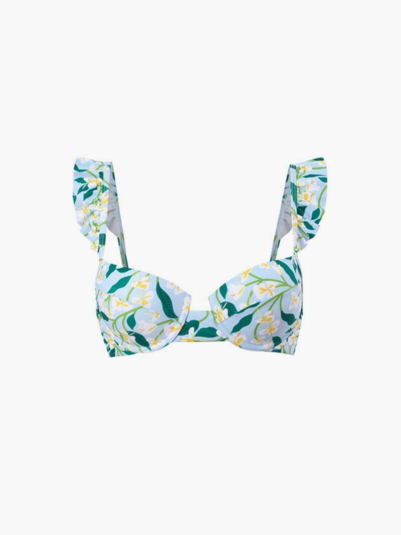 Print Ruffle Bikini Set - Image 8