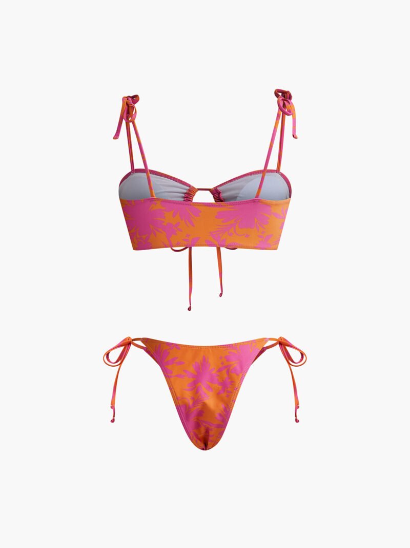 Printed Circle Cutout Bikini Set - Image 2