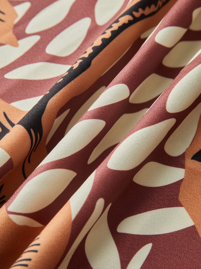 Floral Print Knotted Cover Up - Image 3
