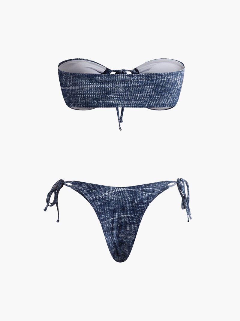 Vintage Strapless Bikini Set - Image 3