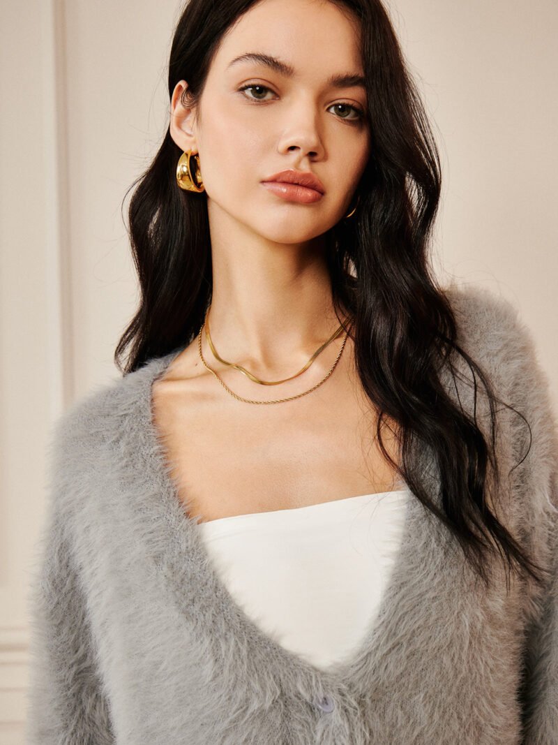 Oversize Furry Cardigan - Image 5