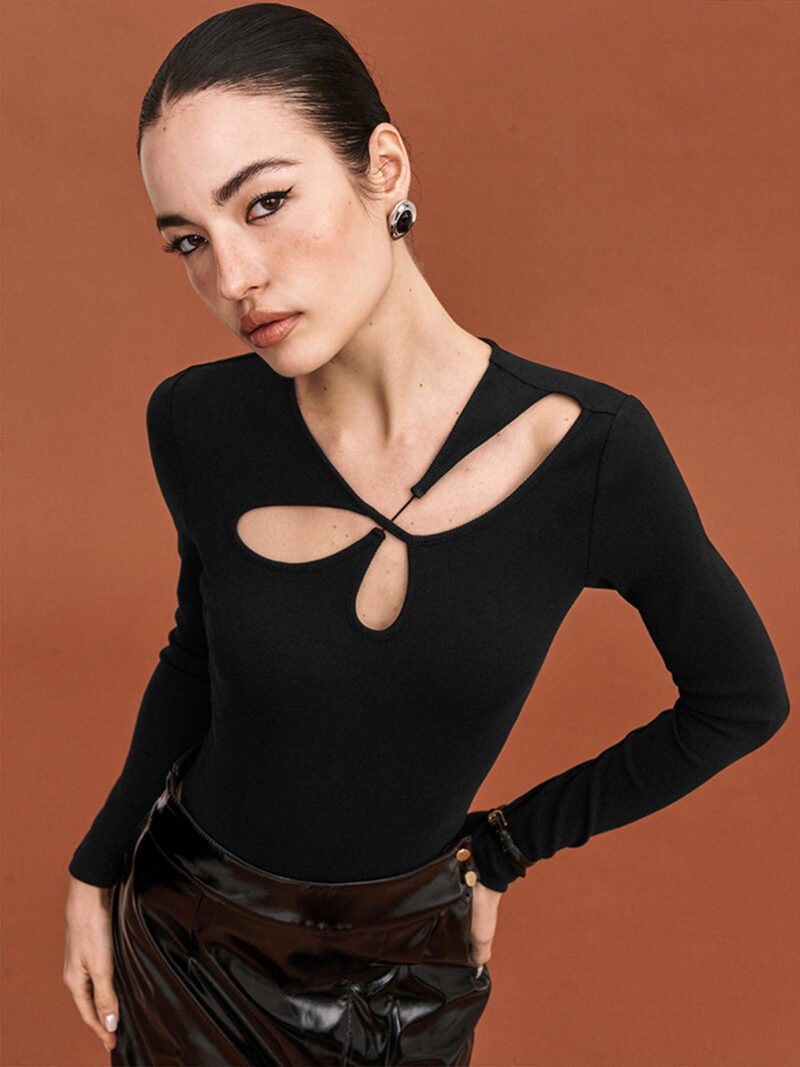 Cutout Skinny Bodysuit - Image 3