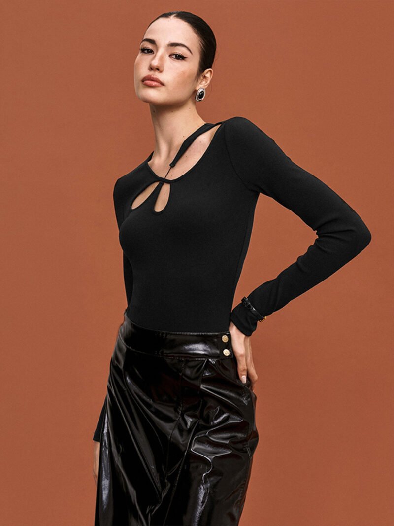 Cutout Skinny Bodysuit - Image 4