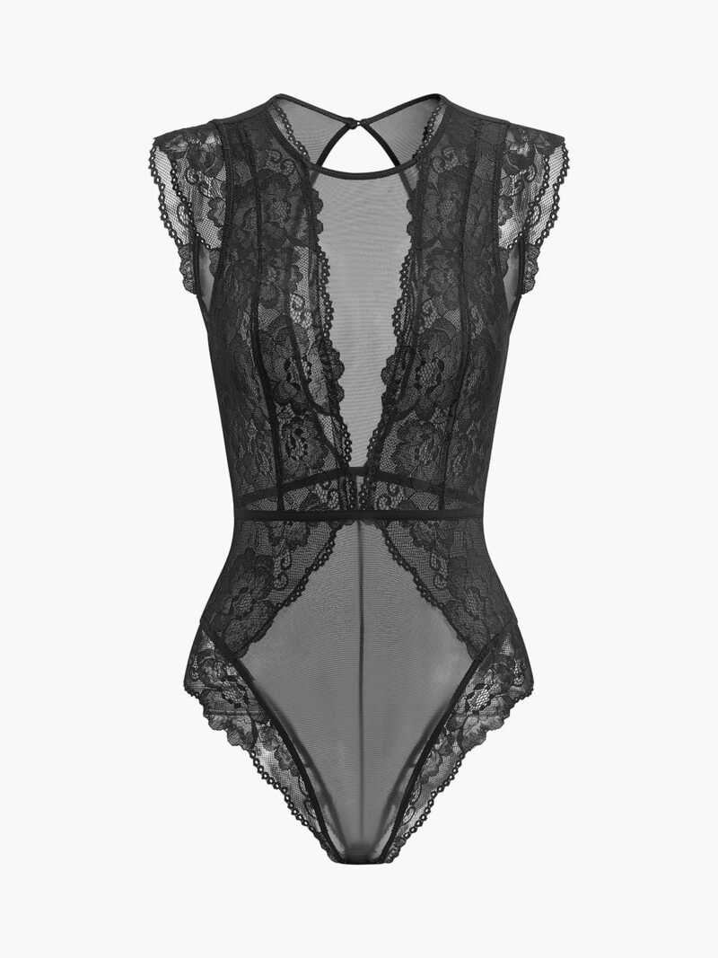 Backless Lace Bodysuit - Image 2