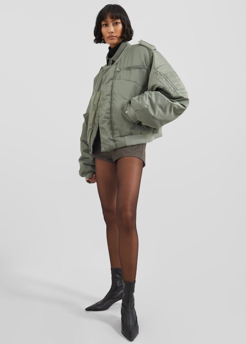 Bomber Jacket - Sage - Image 2