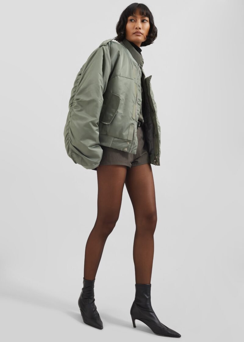 Bomber Jacket - Sage - Image 5