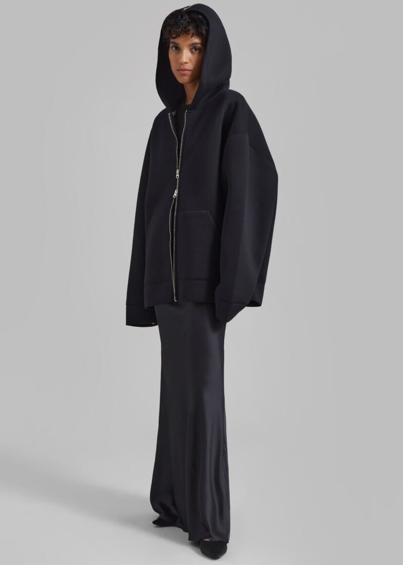 Oversized Hoodie - Black - Image 7