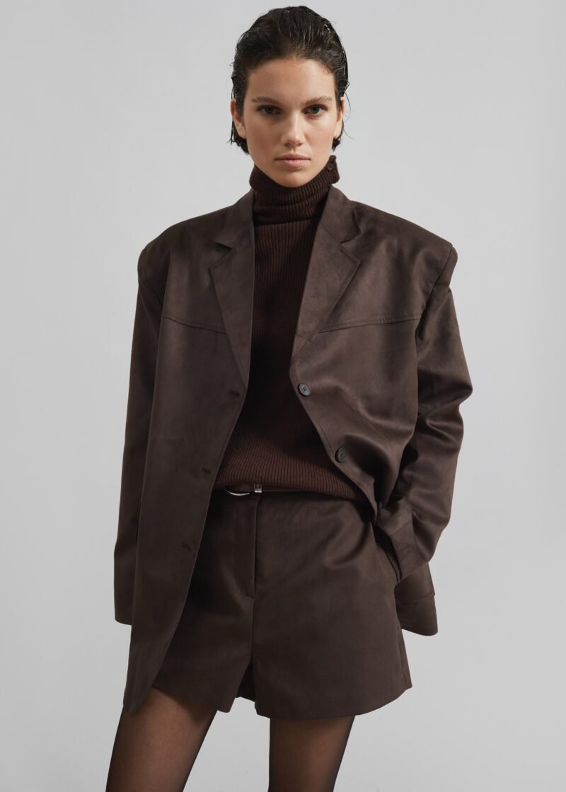 Turtleneck Sweater - Brown - Image 4