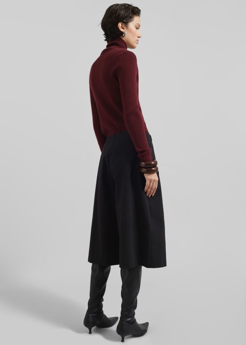 Turtleneck Sweater - Burgundy - Image 9