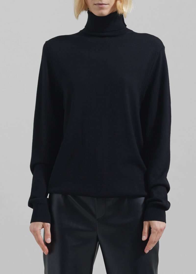 Turtleneck Sweater - Black - Image 4