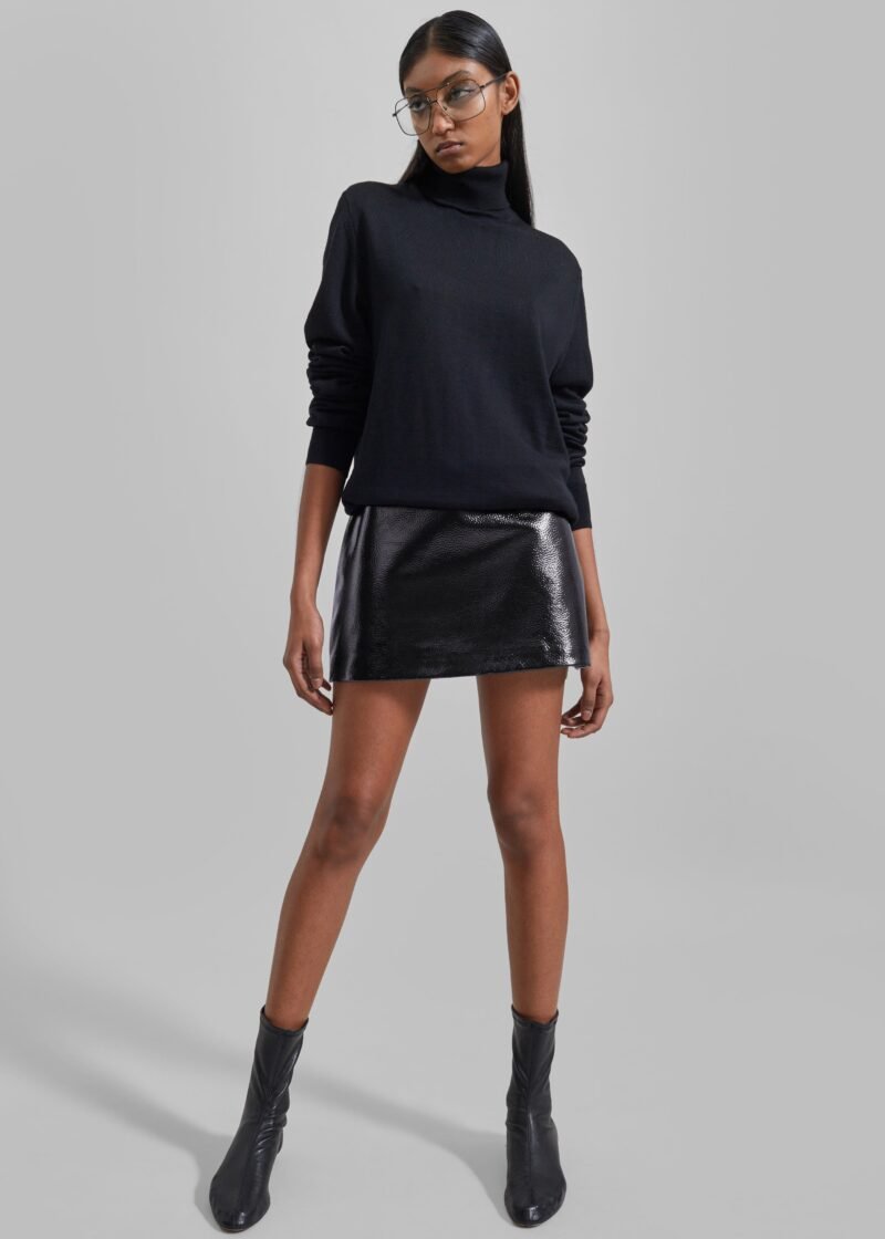 Turtleneck Sweater - Black - Image 3