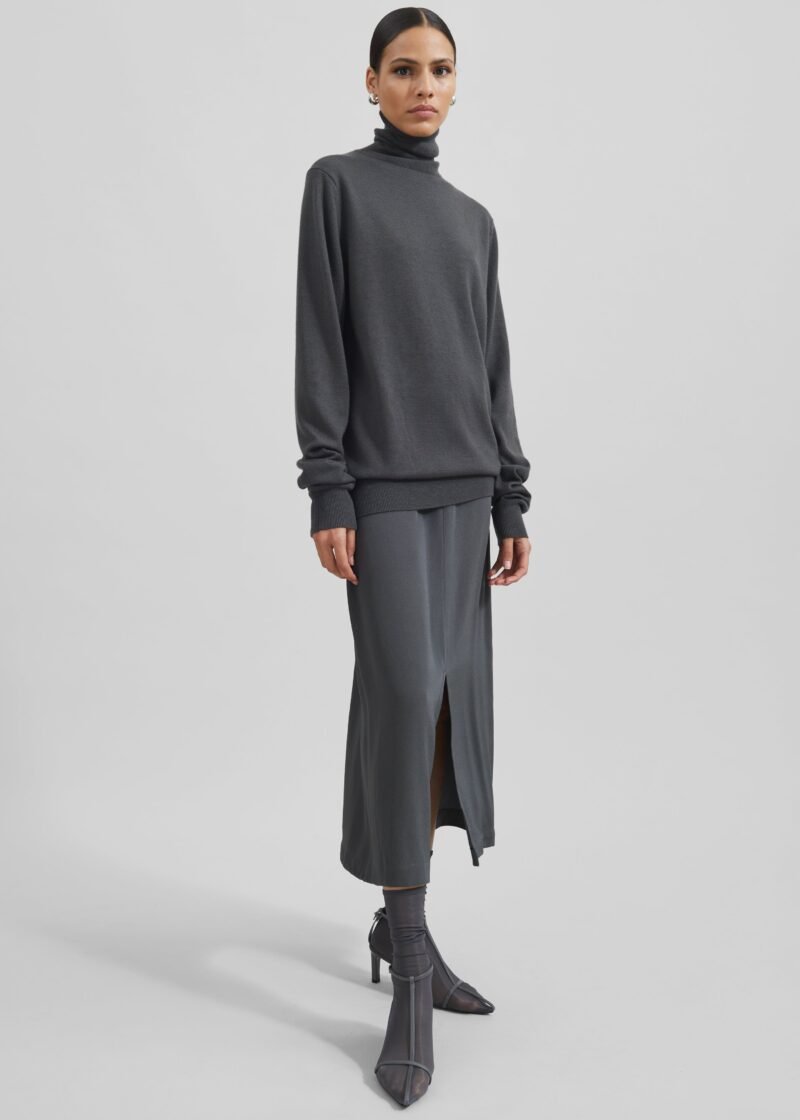 Turtleneck Sweater - Light Khaki - Image 5