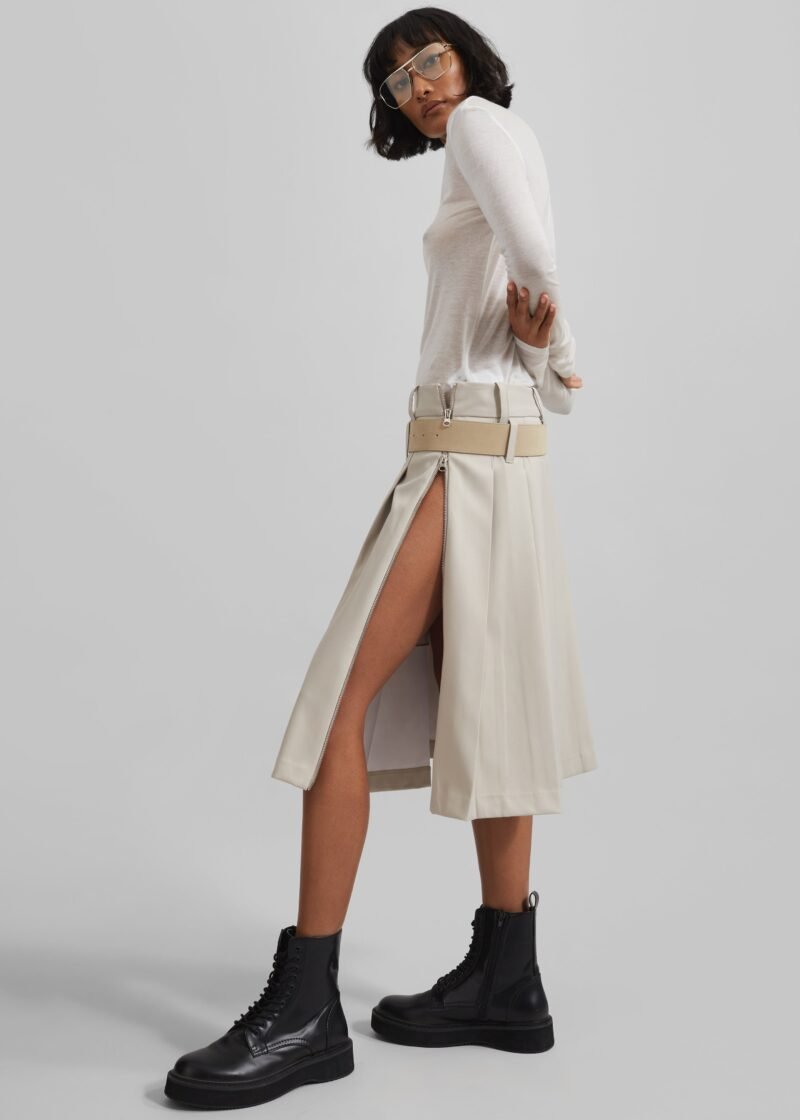 Sheer Turtleneck - White - Image 11