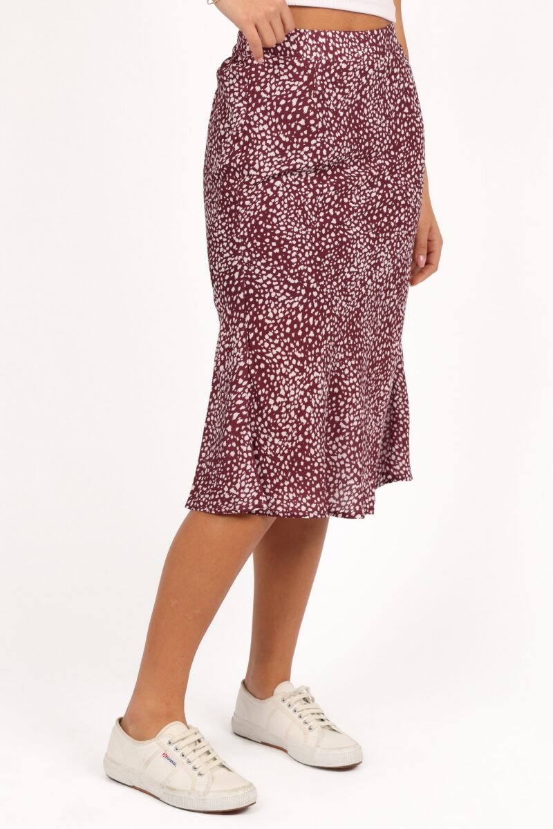 Skirt - Burgundy - Image 6