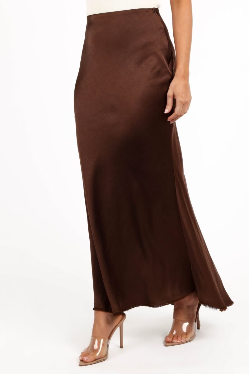 Midi Skirt - Brown - Image 2