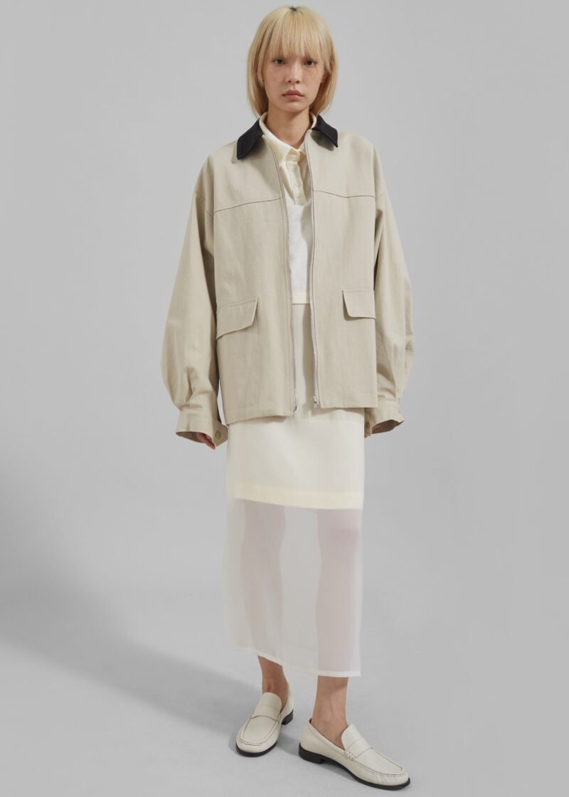 Utility Jacket - Beige - Image 2