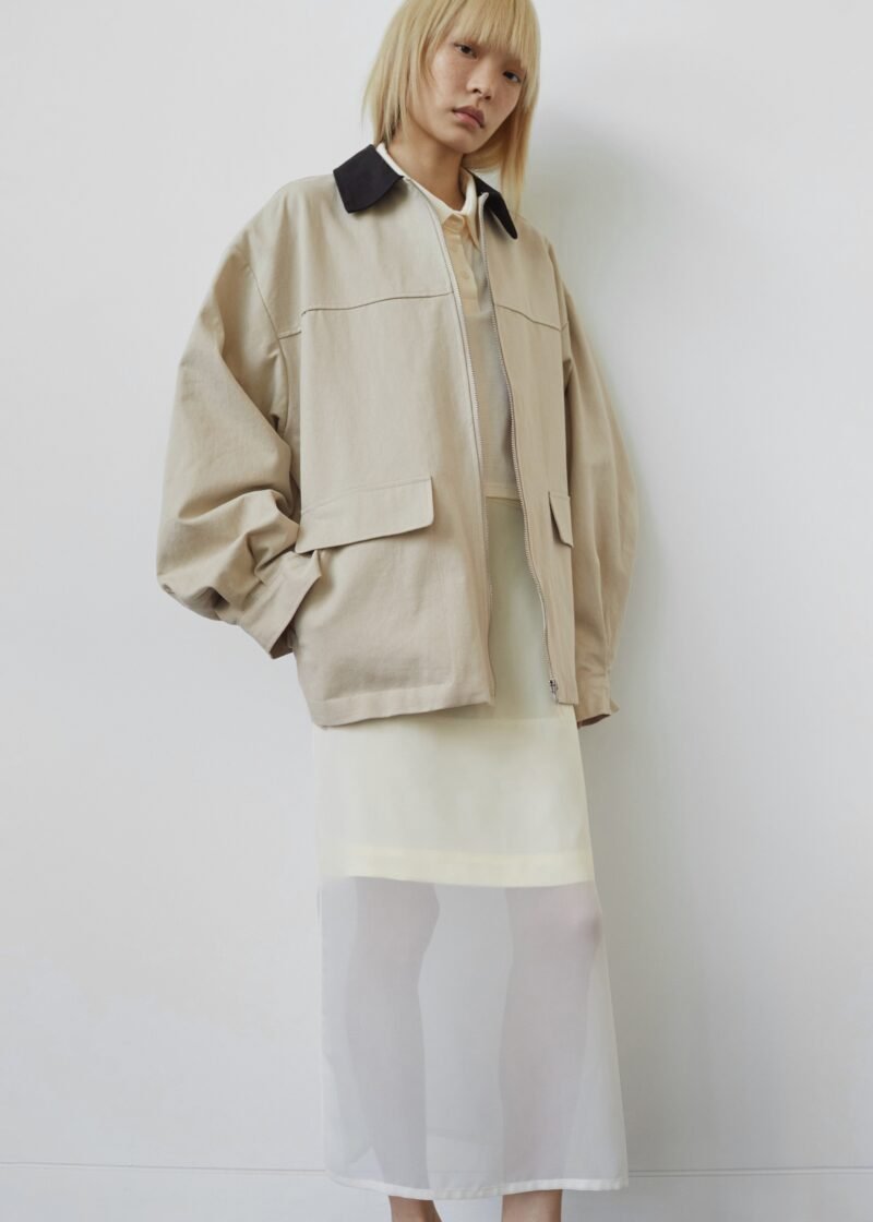 Utility Jacket - Beige - Image 7