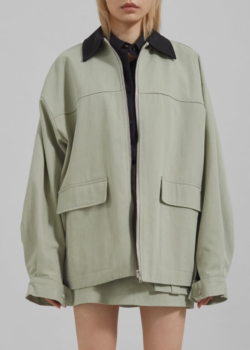 Utility Jacket - Khaki - Image 5