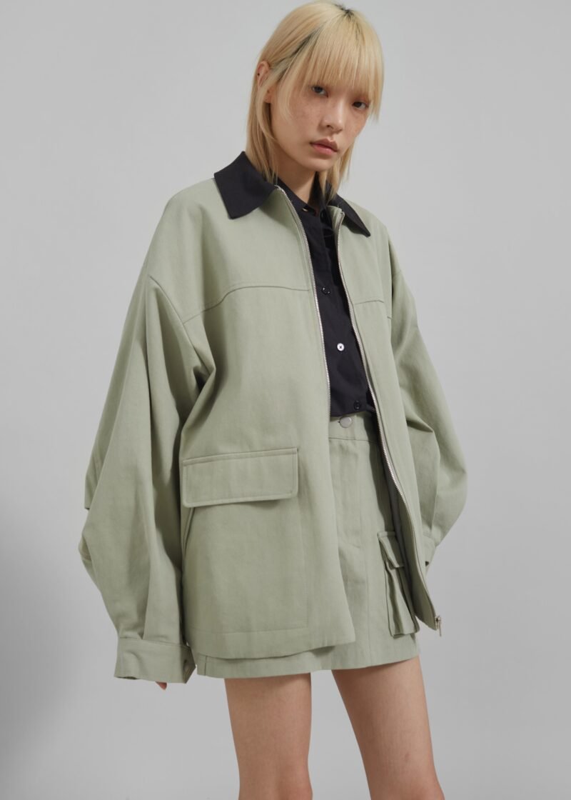 Utility Jacket - Khaki - Image 4