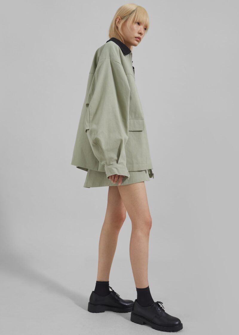 Utility Jacket - Khaki - Image 3
