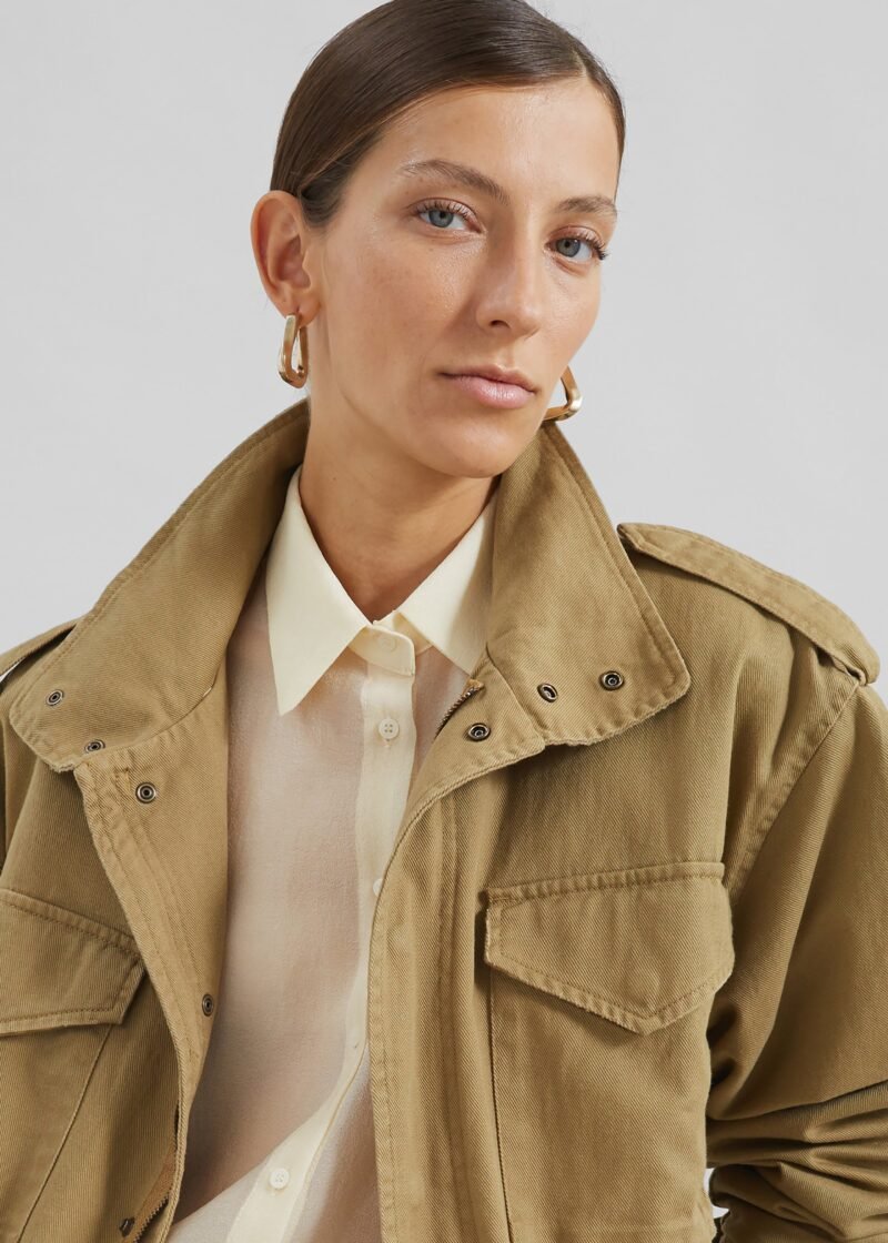 Cargo Jacket - Beige - Image 4