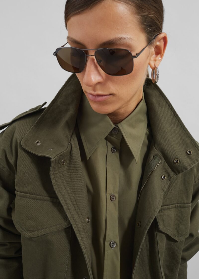 Cargo Jacket - Khaki - Image 4