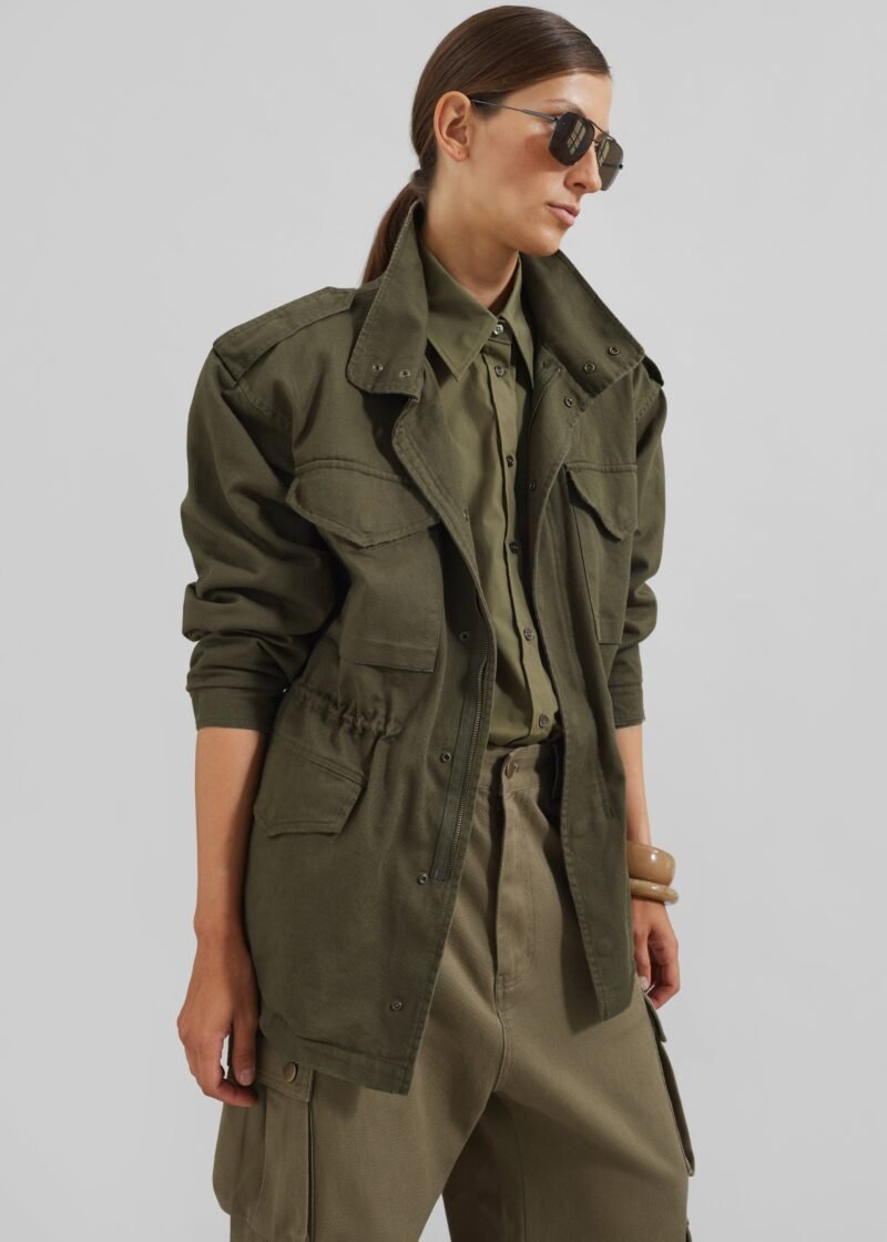 Cargo Jacket - Khaki - Image 3