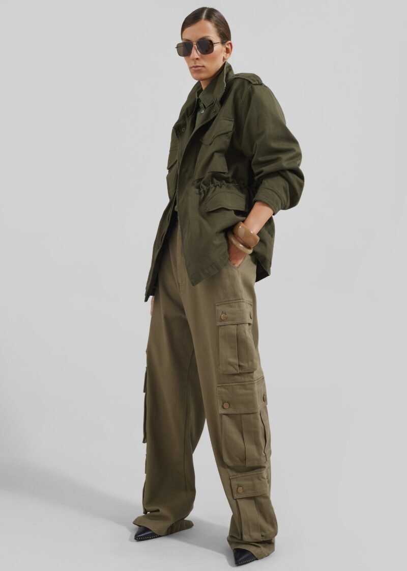 Cargo Jacket - Khaki - Image 5