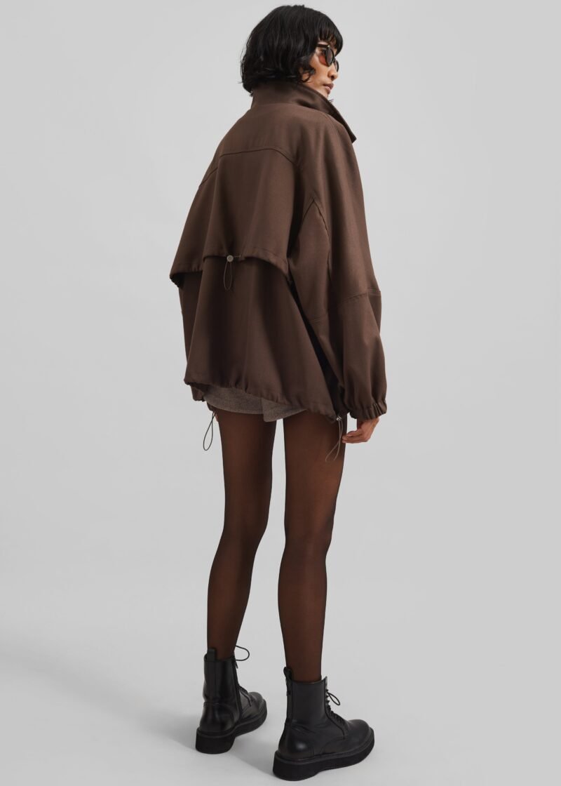 Utility Jacket - Brown - Image 7