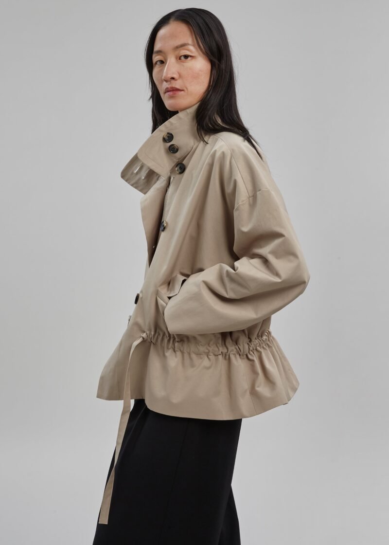 Drawstring Jacket - Beige