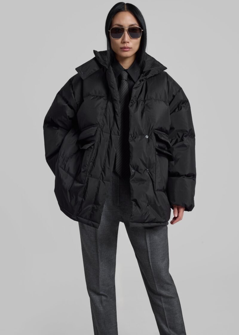 Puffer Jacket - Black - Image 2
