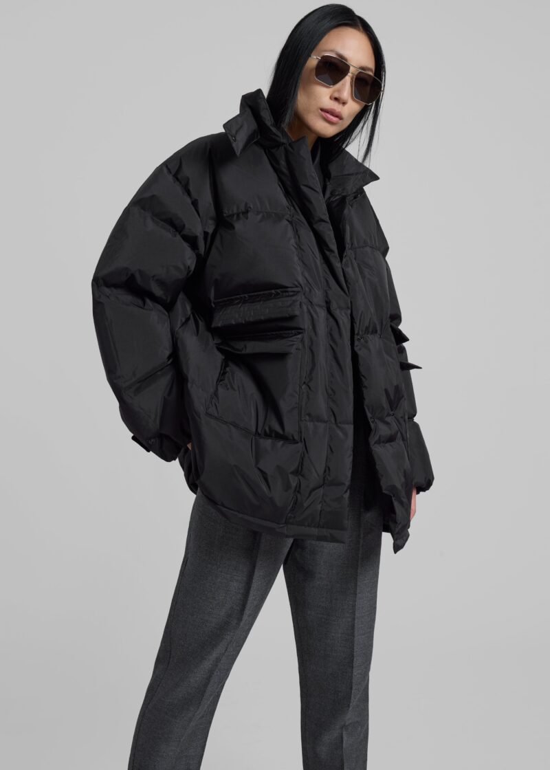 Puffer Jacket - Black - Image 6