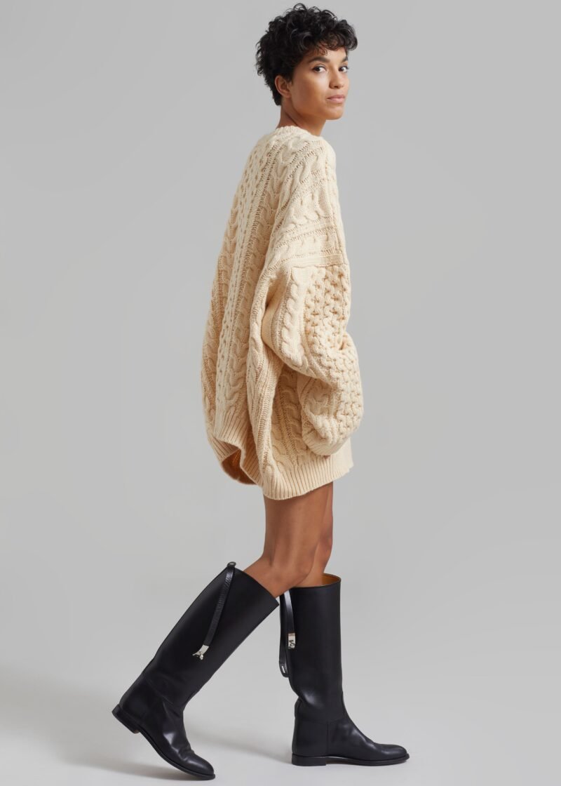 Braided Sweater - Cream