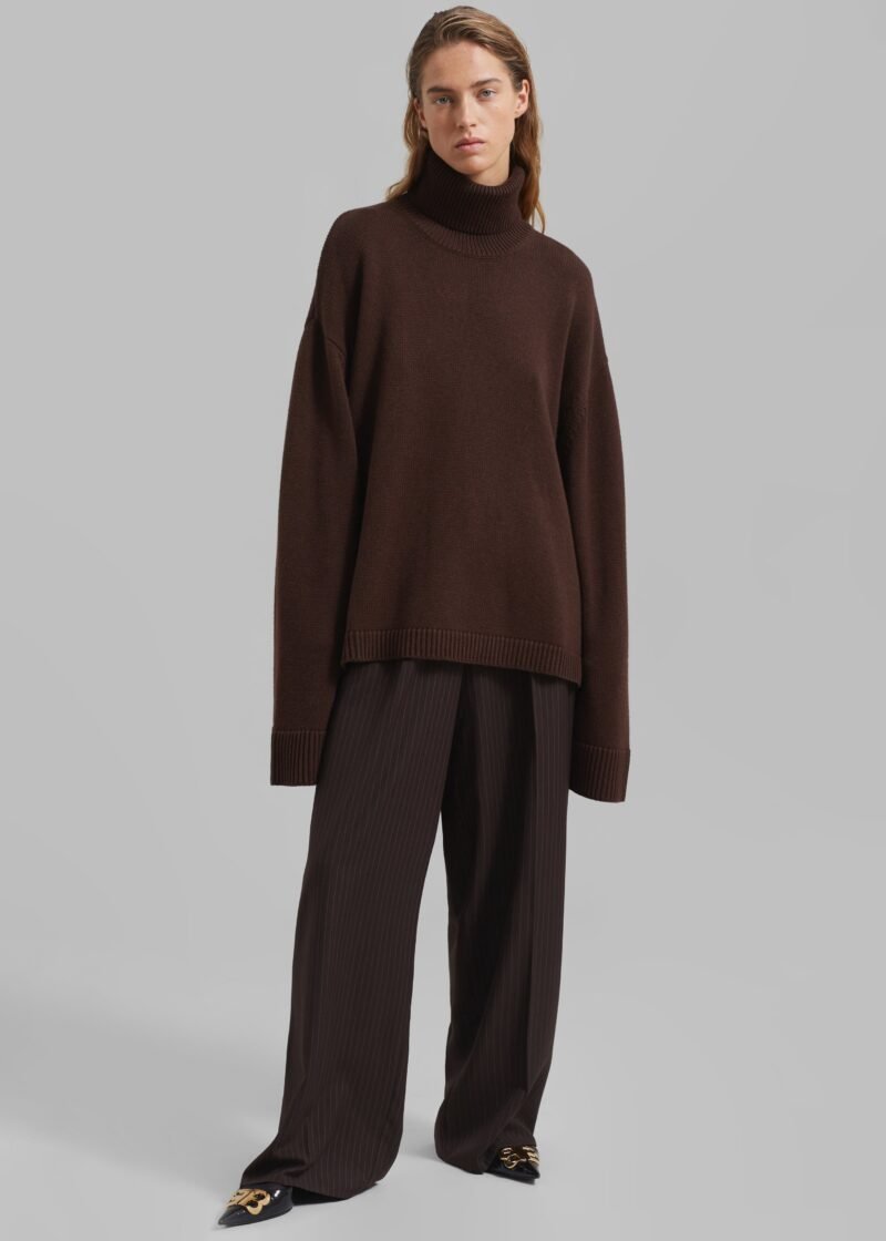 Turtleneck - Brown - Image 3