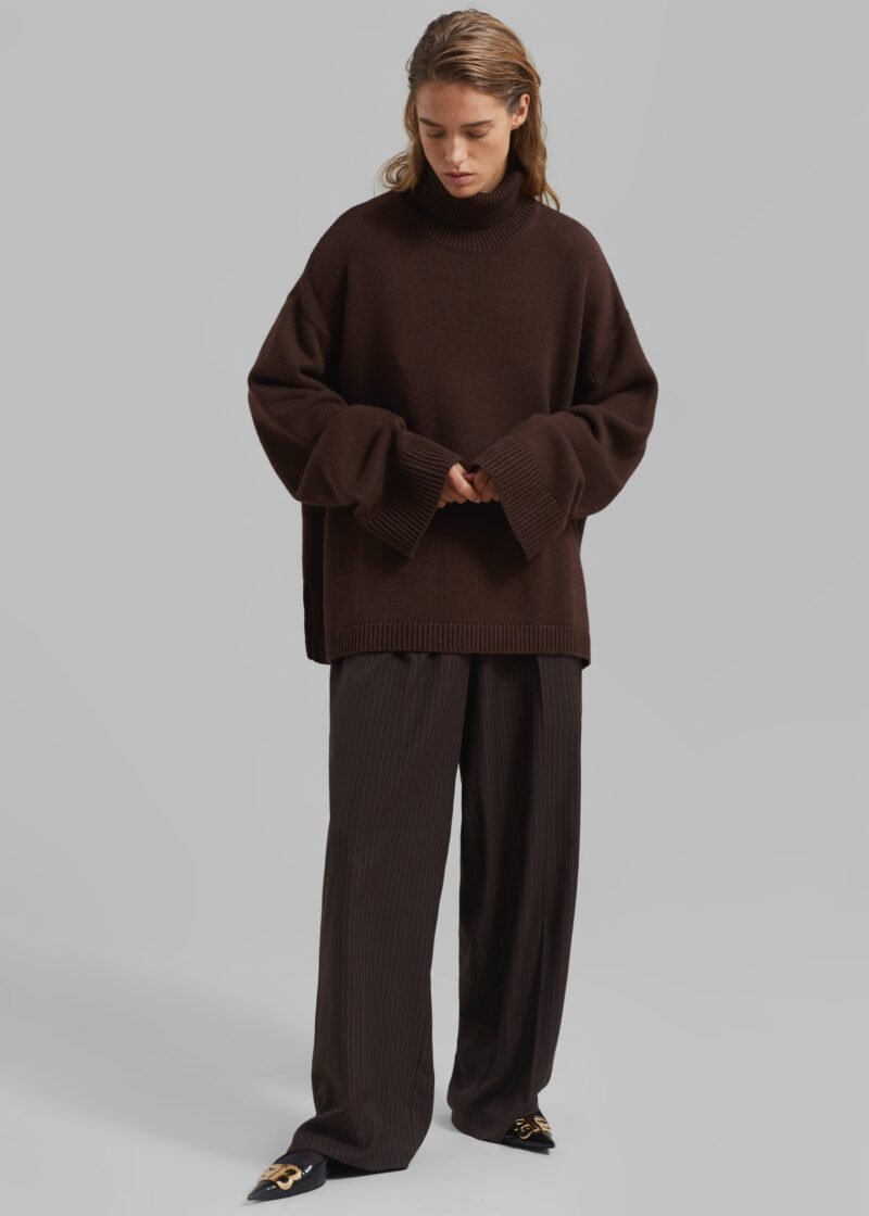 Turtleneck - Brown - Image 8