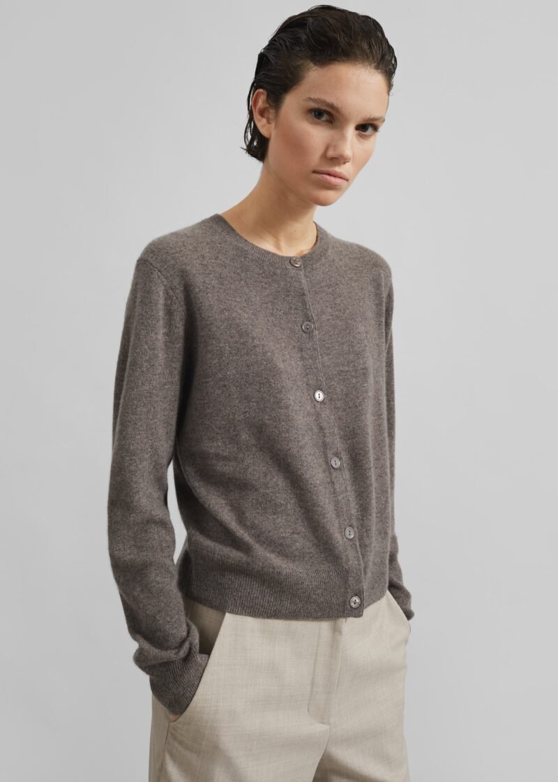 Saboston Cardigan - Grey Blue Melange - Image 3