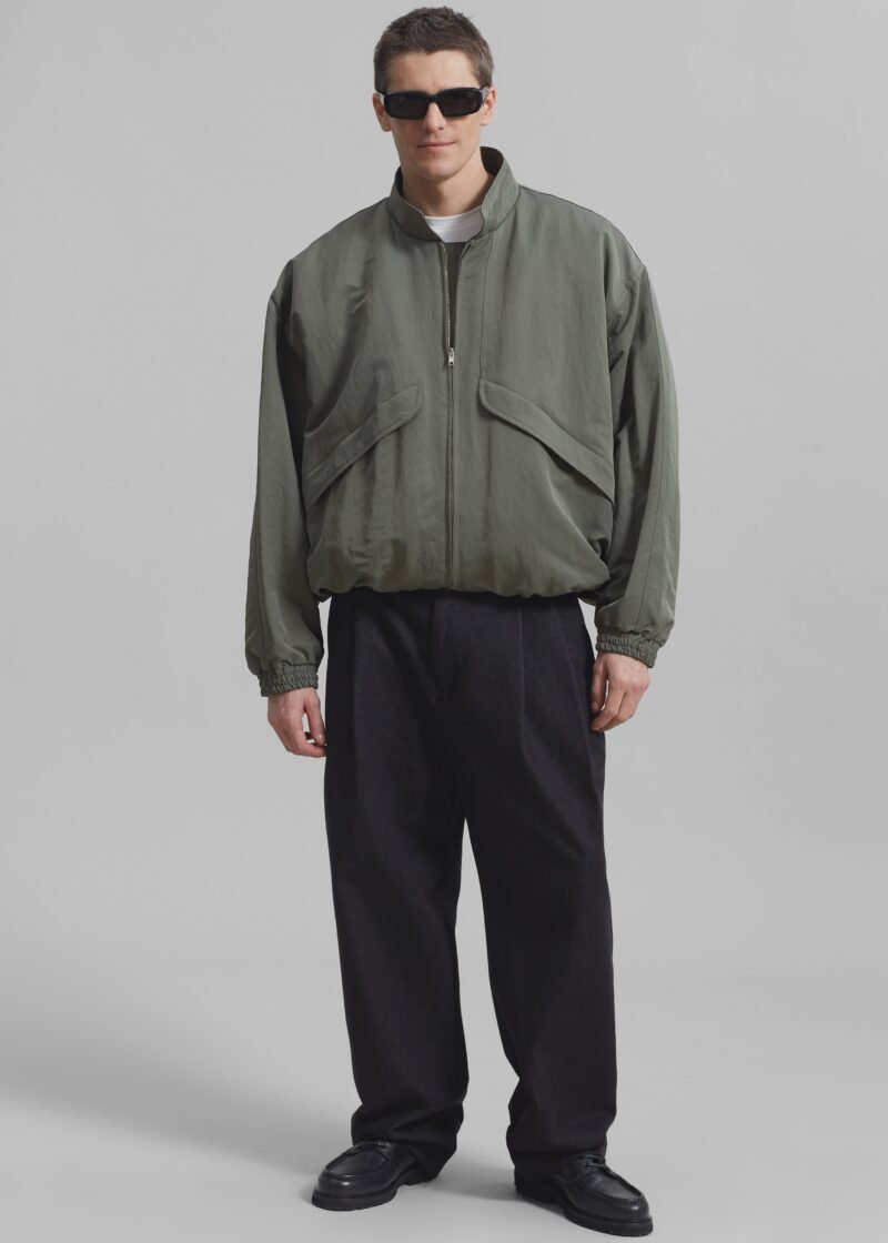 Oversized Jacket - Khaki - Image 8