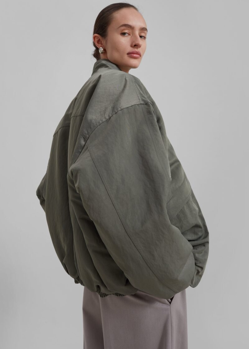 Oversized Jacket - Khaki - Image 3