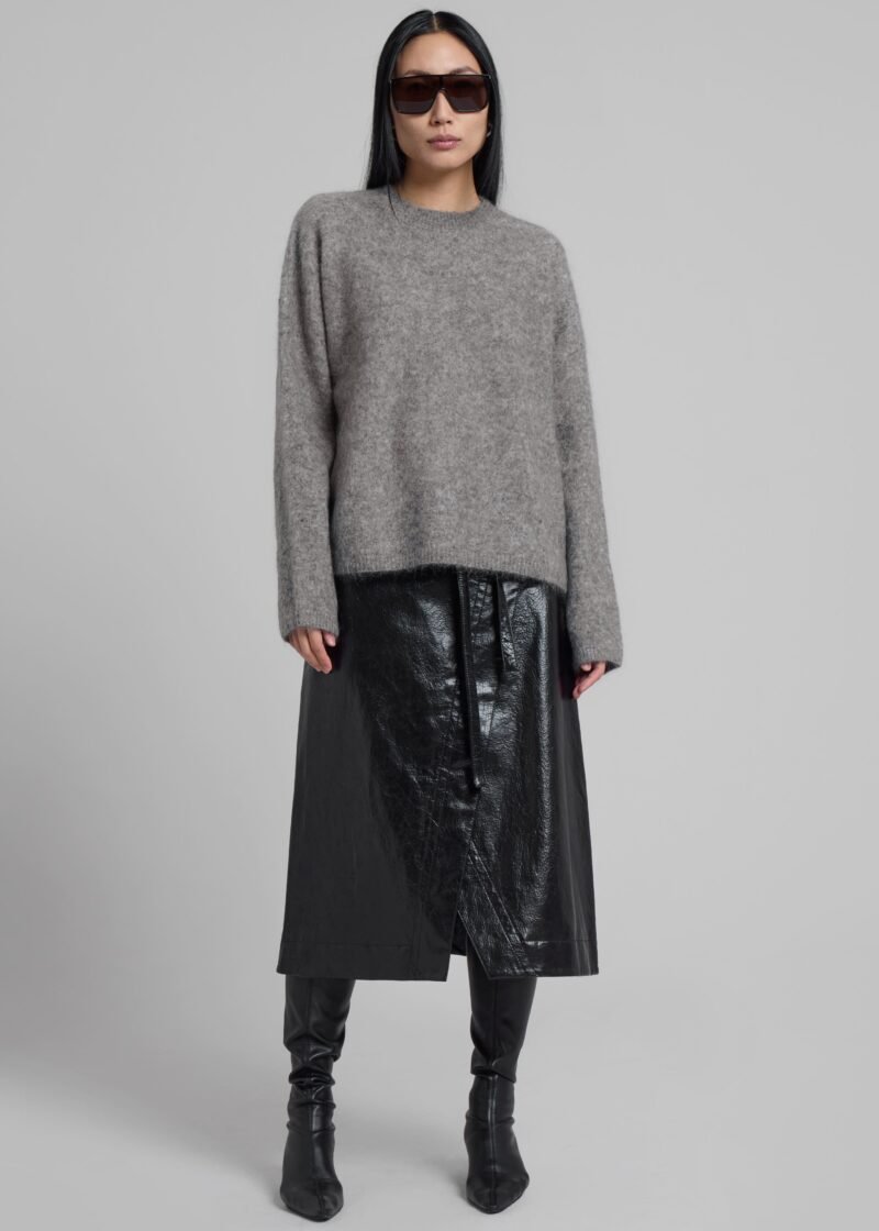 Mohair Sweater - Grey - Image 12