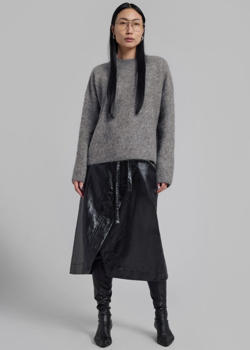 Mohair Sweater - Grey - Image 11