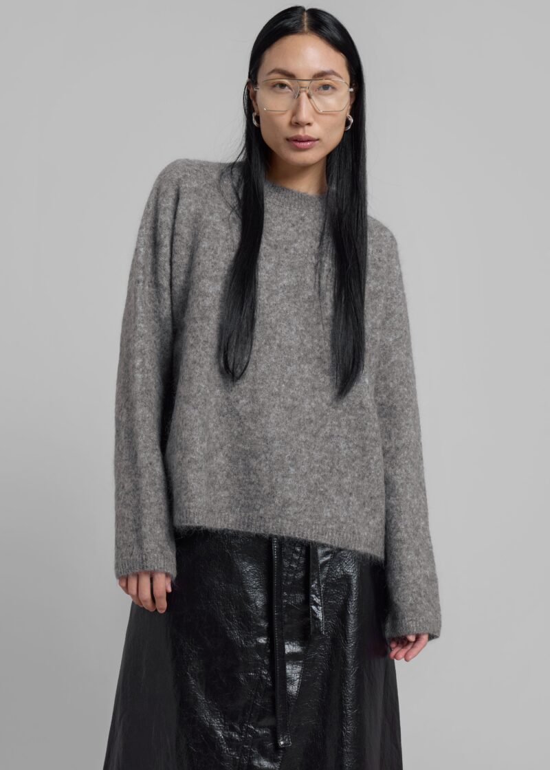 Mohair Sweater - Grey - Image 6