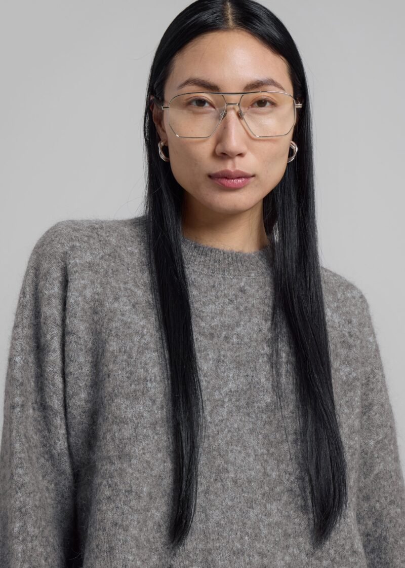Mohair Sweater - Grey - Image 7
