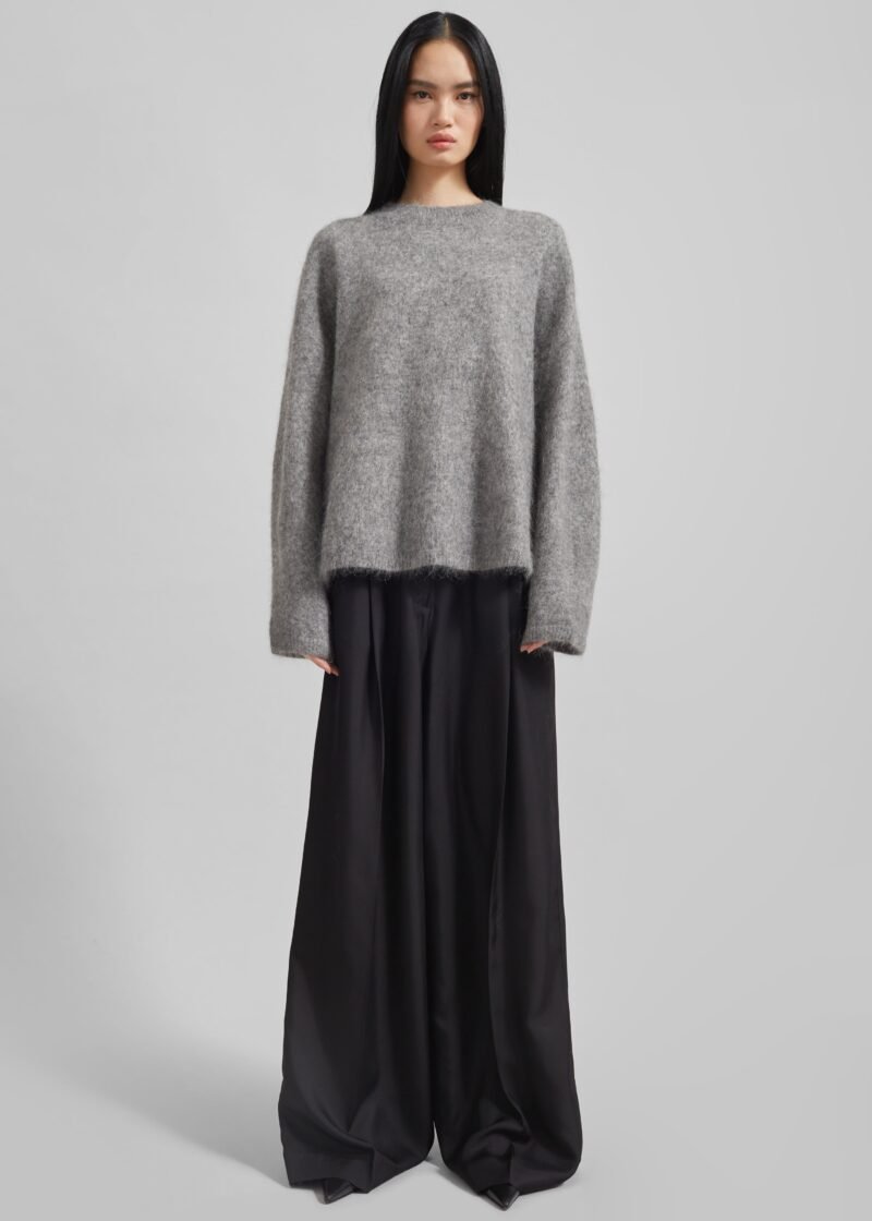 Mohair Sweater - Grey - Image 8